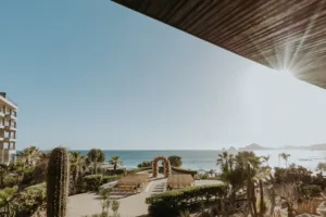 Wedding Ceremony at The Cape Hotel overlooking the ocean