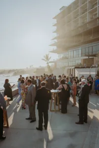 cocktail hour with guests at The Cape